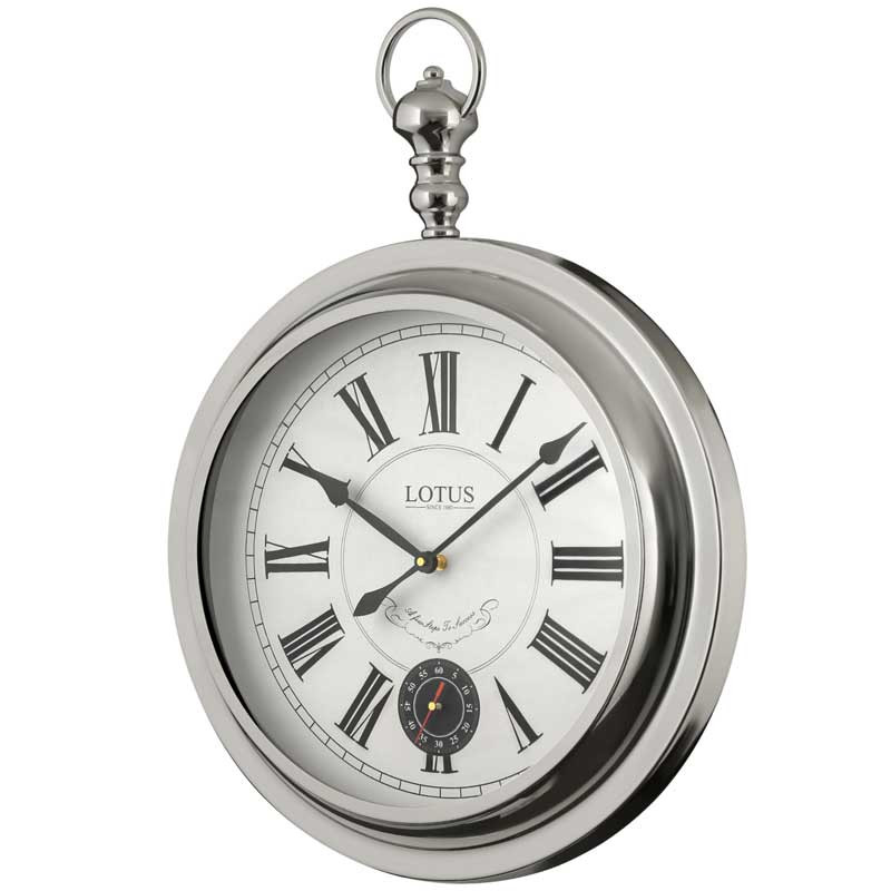 ساعت دیواری لوتوس مدل M-4031-SILVER