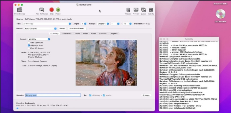 چگونه یک DVD را در مک خود ریپ کنیم؟