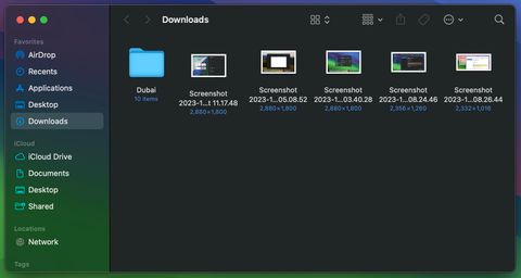 پوشه Downloads