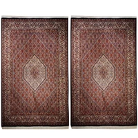 فرش دستبافت شش متری طرح ماهی بیجار کد SH 55 یک جفت