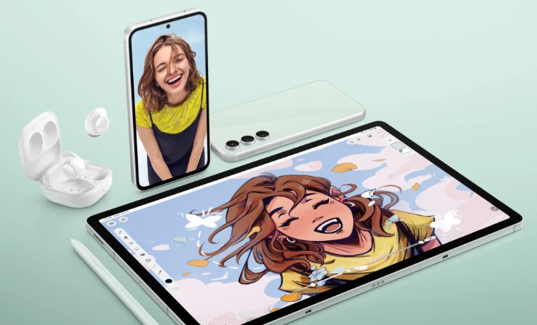 S23FE Galaxy Tab S9 FE Eco KV SQ RGB SEAU - نقد و بررسی گوشی سامسونگ گلکسی S23 FE