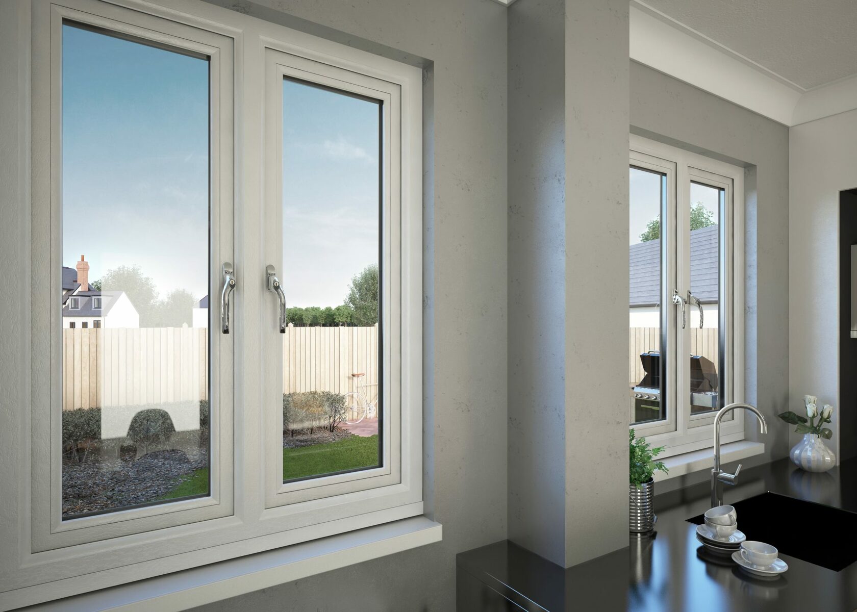 پنجره UPVC و آلومینیوم