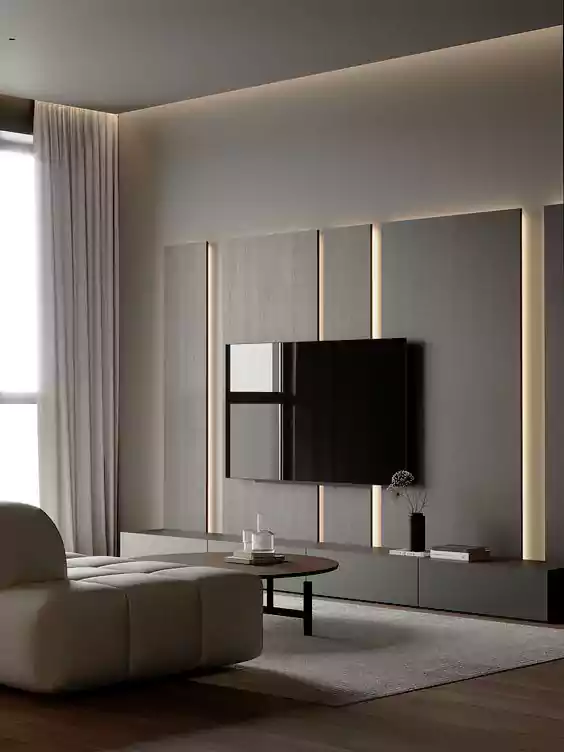 پنهان شدن کابل های پشت تی وی