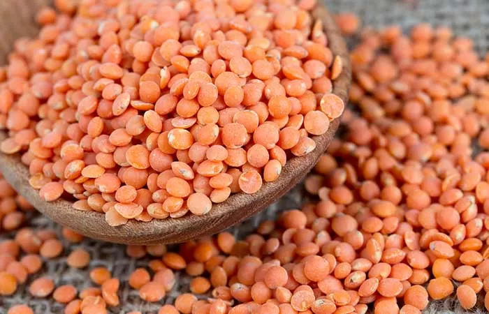 اسکراب دال عدس برای پوست چرب