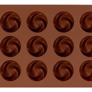 قالب شکلات نیلوفر مدل ورتکس