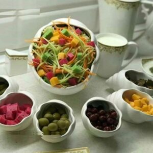 اردو خوری مدل حلزون مجموعه 7 عددی