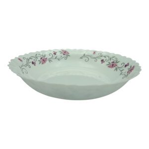 دیس گرد گود (مرغ خوری) پارس اپال مدل لیندا کد 124 بسته 4 عددی