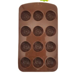 قالب شکلات رزا سیلیکونی نیلوفر 1165