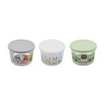 ظرف شیشه ای دربدار ۱۹۰ میلی لیتر کادویی لیمون کد 199935