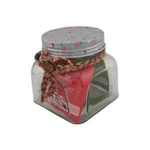 بانکه نیلوفر مدل بهار نارنج گلدار سایز 4 کد 674