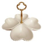 اردوخوری طرح چهار قلب لبه دار کد 3001