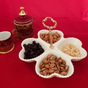 اردوخوری طرح چهار قلب لبه دار کد 3001