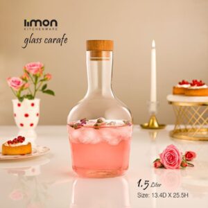 تنگ آب ۱/۵ لیتر درب چوبی لیمون کد ۲۲۷۲۵۹