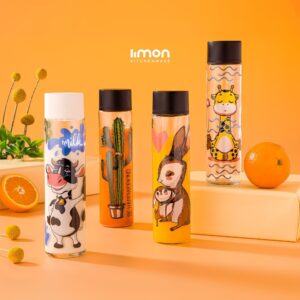 بطری آب استوانه ای کوچک لیمون کد ۱۷۲۶۳۵