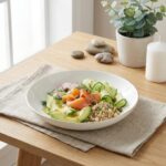 خورش خوری آرادل مدل گرد لب طلا تک عددی