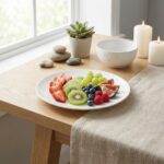 پیش دستی آرادل مدل گرد لب طلا تک عددی